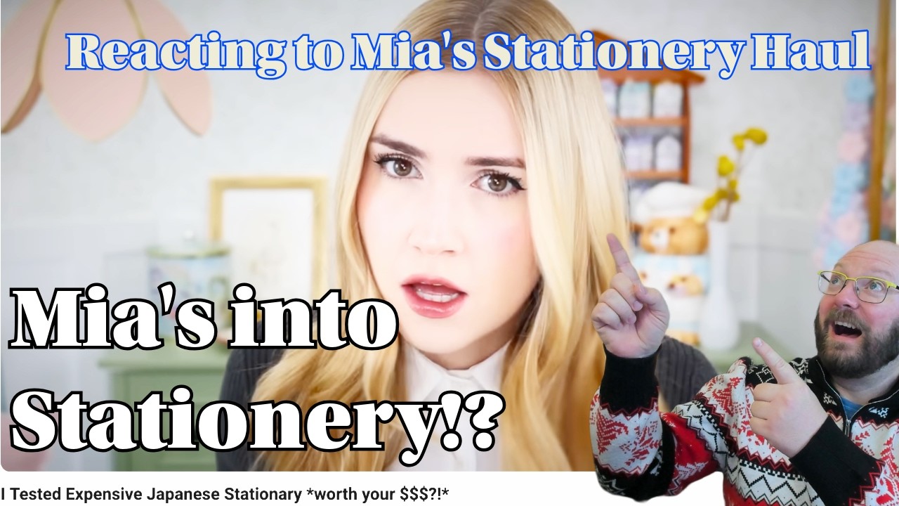 Миа Мейплс получила японские канцелярские принадлежности! Посмотрим, что у неё получилось!