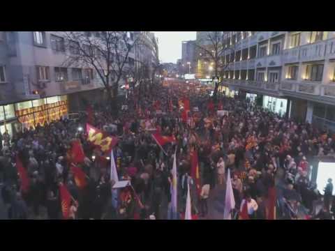 Над 50.000 граѓани на скопските улици (21.03.2017)