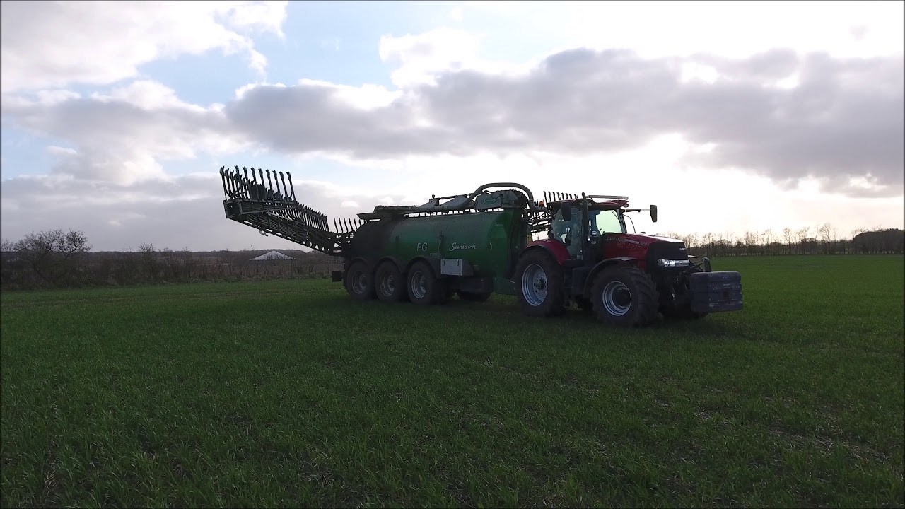 Gyllekørsel 2020 | Case IH 240 | Samson PG 25 | Bomech