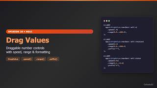 egui Drag Values: Speed, Range & Formatting | Rust GUI Ep 20 screenshot 2