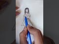Beautiful dress painting🤩🤩