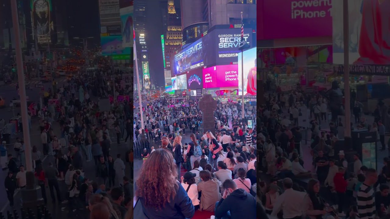 Time Square at midnight  