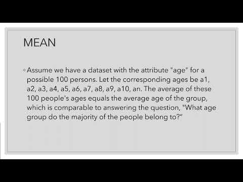 Data objects, Attributes, Basic Statistical Descriptions of Data