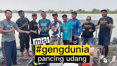Komplot pancing udang di Sungai Perak, Teluk Intan bersama #gengdunia || Dunia Firas