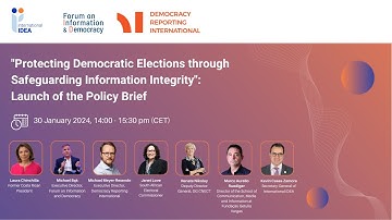 Protecting Democratic Elections through Safeguarding Information Integrity: Policy Brief Launch