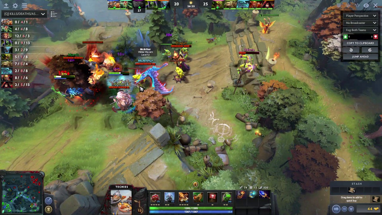 Dota 7.00 Techies rampage