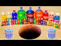 Giant Coca Cola, Fanta, Sprite and Big Pepsi, Mirinda, 7up, Chupa Chups vs Mentos Underground