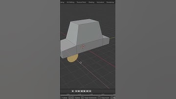 Blender Low-poly car tutorial for beginners | #shorts