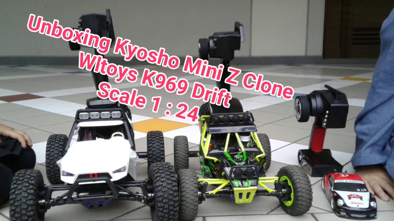 Unboxing Kyosho Mini Z Clone Wltoys K969 Drift Scale 124 YouTube