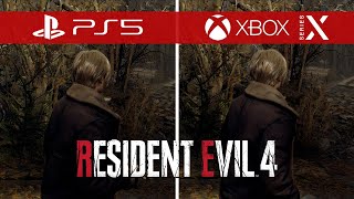 Resident Evil 4 Remake Comparison  PS4 vs. PS4 Pro vs. PS5 vs. Xbox Series X vs. Xbox Series S