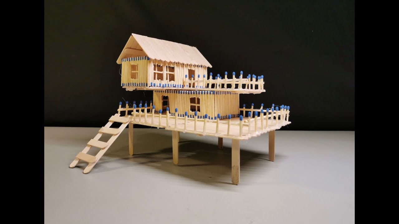 How to Make Matchstick House YouTube