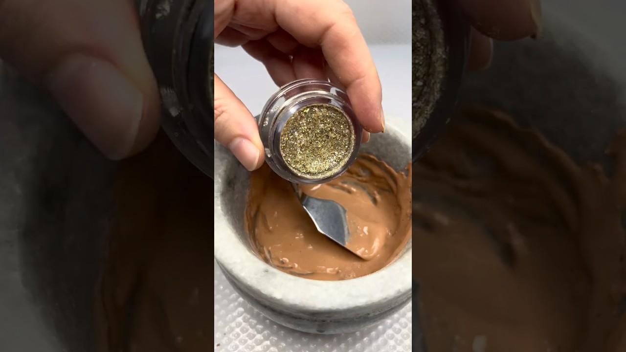 Satisfying Powder Slime  #asmrvideo #slime #originalsound #makeup #satisfying