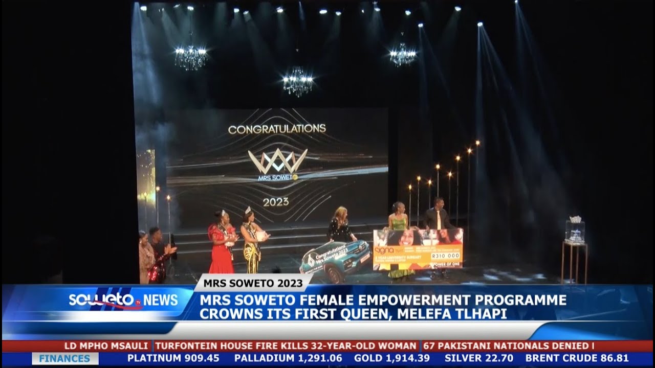 SOWETO TV NEWS MRS SOWETO FEMALE EMPOWERMENT PROGRAMME CROWNS ITS