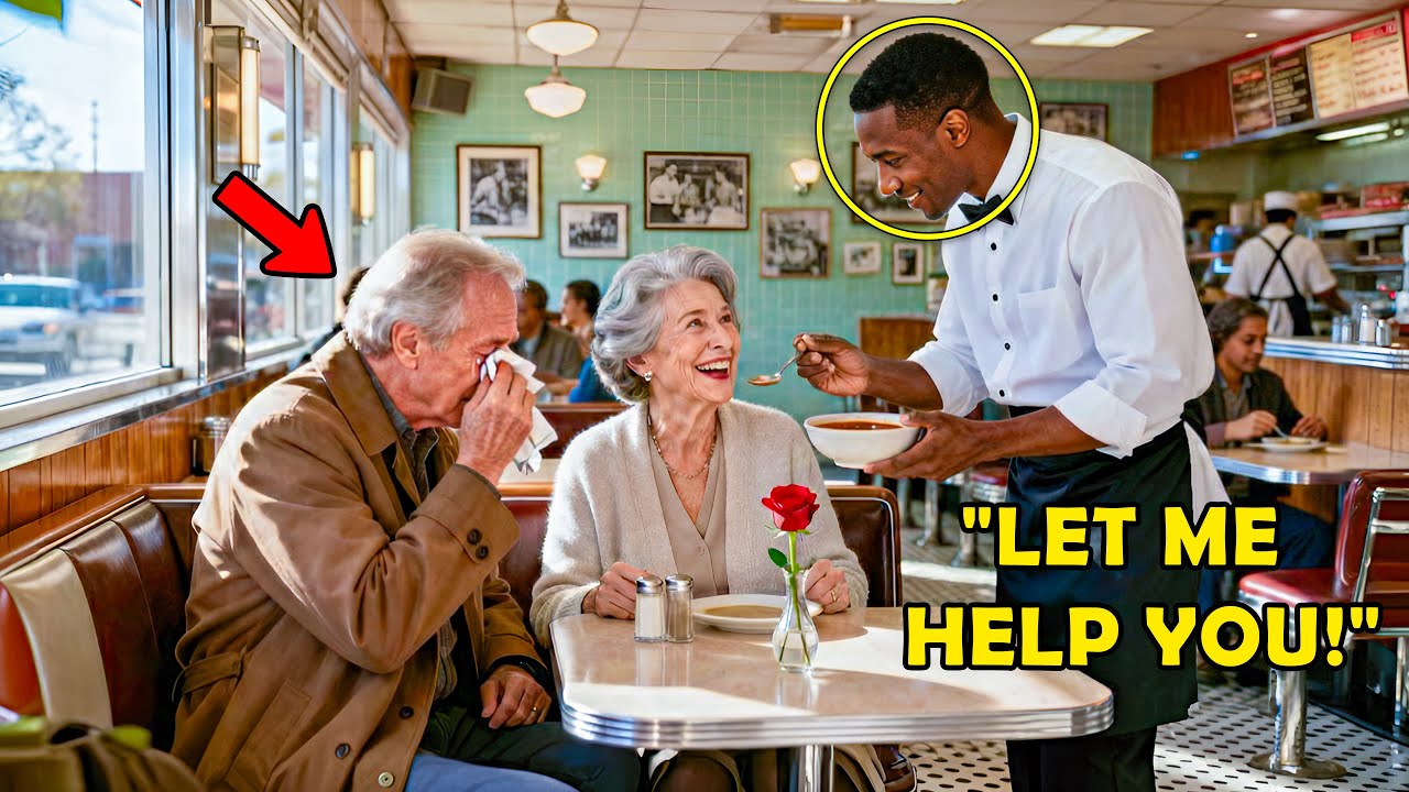 Kind Waiter Helps an Elderly Woman Eat, Until Her Billionaire Son Arrives and Says…