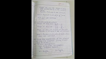 Class 10th Math Part 2 Chapter 5. Co-ordinate Geometry Problem Set 5 Questions 1 to 6 !!