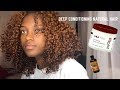 DEEP CONDITIONING MY DRY A$$ HAIR FT. MY OWN CONCOCTION + RESULTS