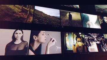 Video Frame Slideshow After Effects Templates