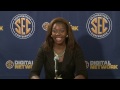 2013 SEC Basketball Media Days - DeNesha Stallworth - Kentucky