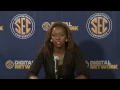 2013 SEC Basketball Media Days - DeNesha Stallworth - Kentucky