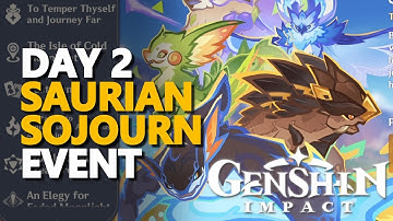 Saurian Sojourn Event Day 2 Genshin Impact