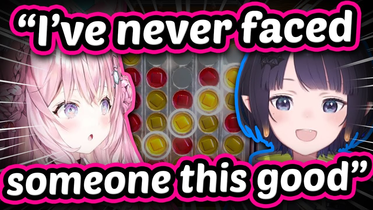 (NO CUTS) Ina Absolutely Dominates Koyori In Connect 4 【ENG Sub Hololive】