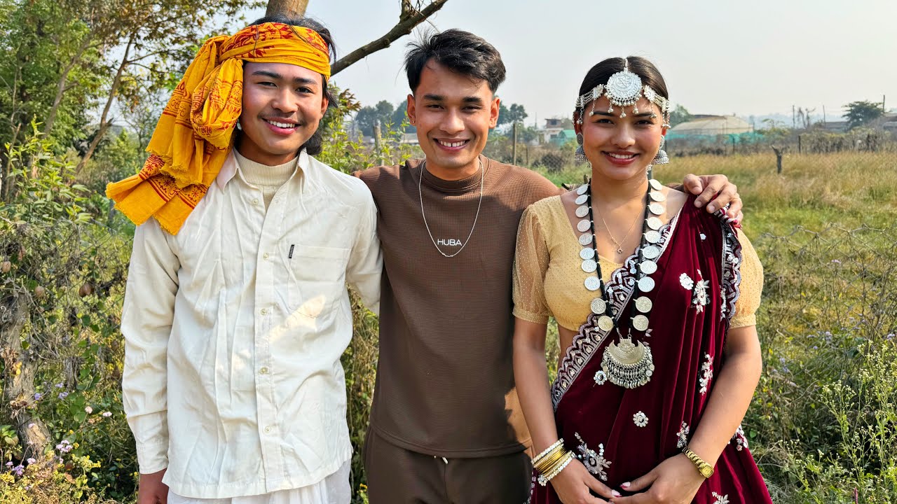 THARU DRESS LAYERA MAGHI MAA DANCE GARDAI DEEPA RA BISHNU❤️