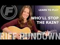 Learn to play wholl stop the rain by creedence clearwater revival