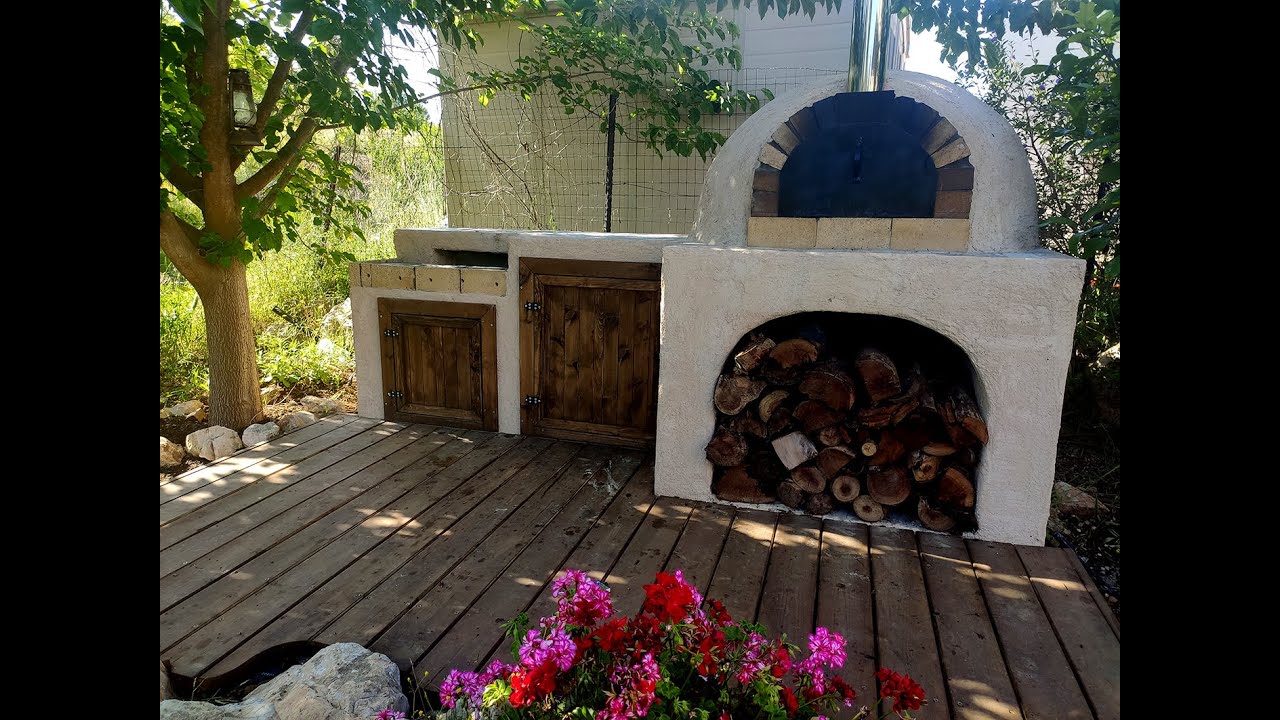 Pizza stone oven DIY - טאבון אבן - עשה זאת בעצמך