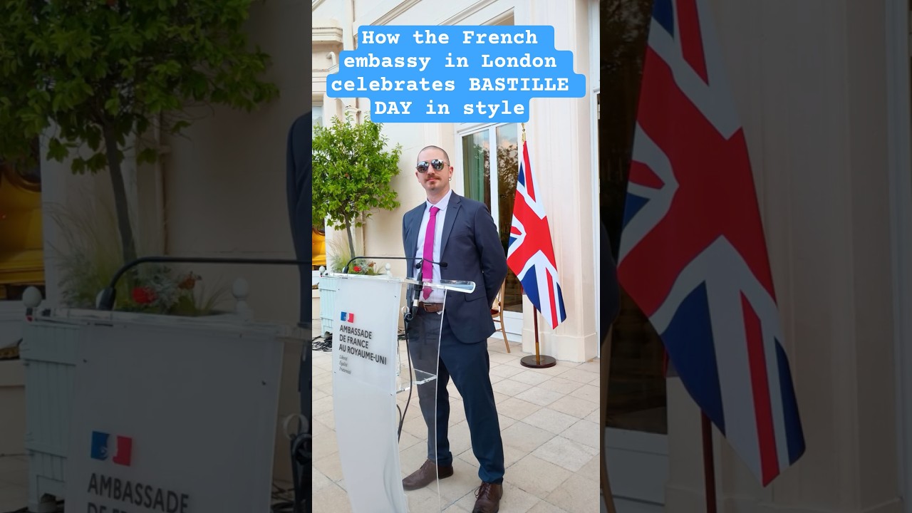 How the #French #embassy in #London celebrates Bastille Day in style