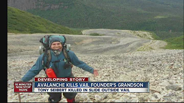 Avalanche kills Vail founder's grandson