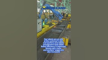 ground rail welding robot