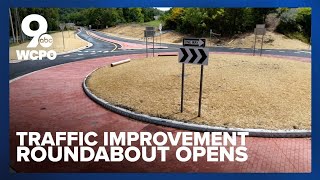 Batavia replaces stop sign with roundabout after dozens of serious crashes