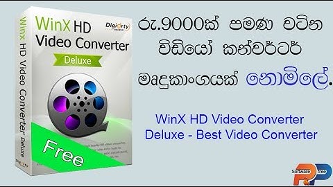 WinX HD Video Converter Deluxe - Best Video Converter free
