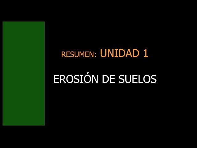 Erosión de Suelos - MANP