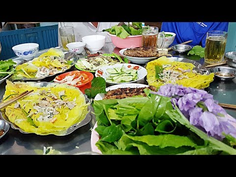 Video Bánh Xèo Bông Lục Bình và Cá Mè Vinh Nướng Mía nhà Vạn... - youtube