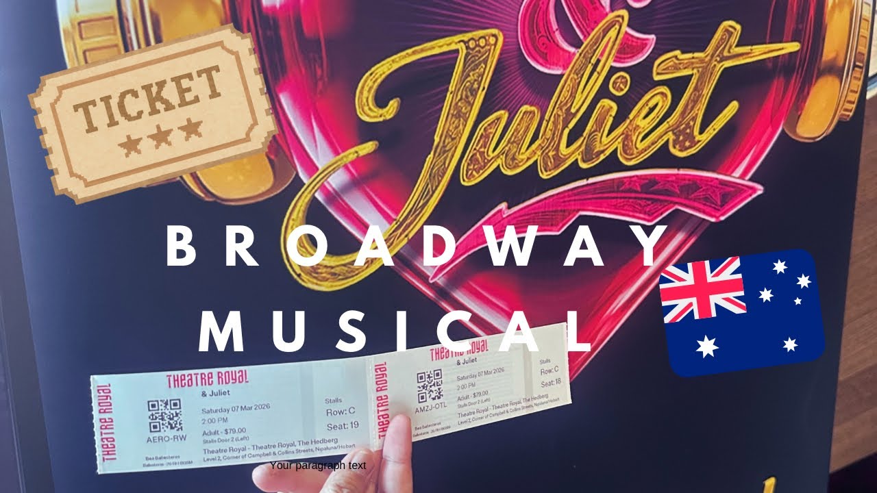 MY 1st BROADWAY SHOW FOR 2026: THE MAGIC OF LIVE THEATRE! #&Juliet 