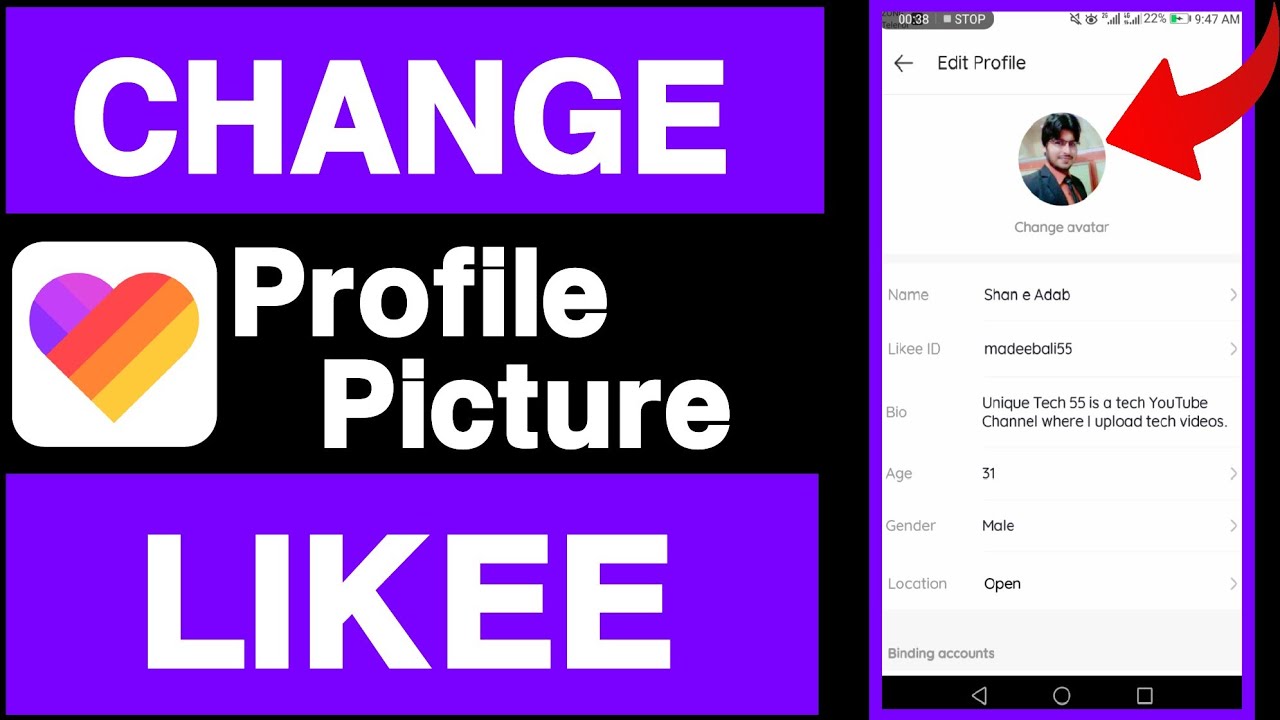How to change profile picture on likee||Likee profile pic change||Likee profile photo change