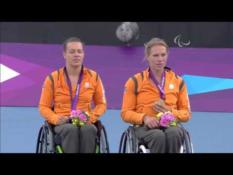 Wheelchair Tennis - Women's Doubles Victory Ceremony - London 2012 Paralympic Games