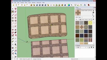 how to projected textures in sketchup