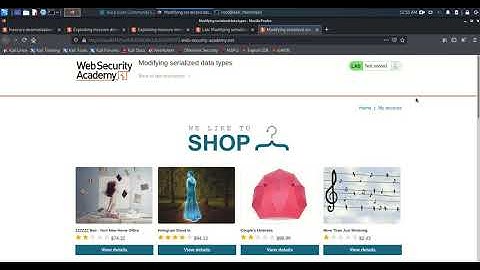 [PortSwigger]Lab: Modifying serialized data types