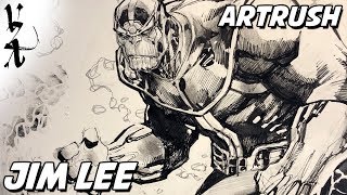 #artrush with jim lee drawing thanos https://youtu.be/ffgrpdvpk6k for
this video at regular speed --- make sure you tune in live
twitch.tv/jimlee so c...