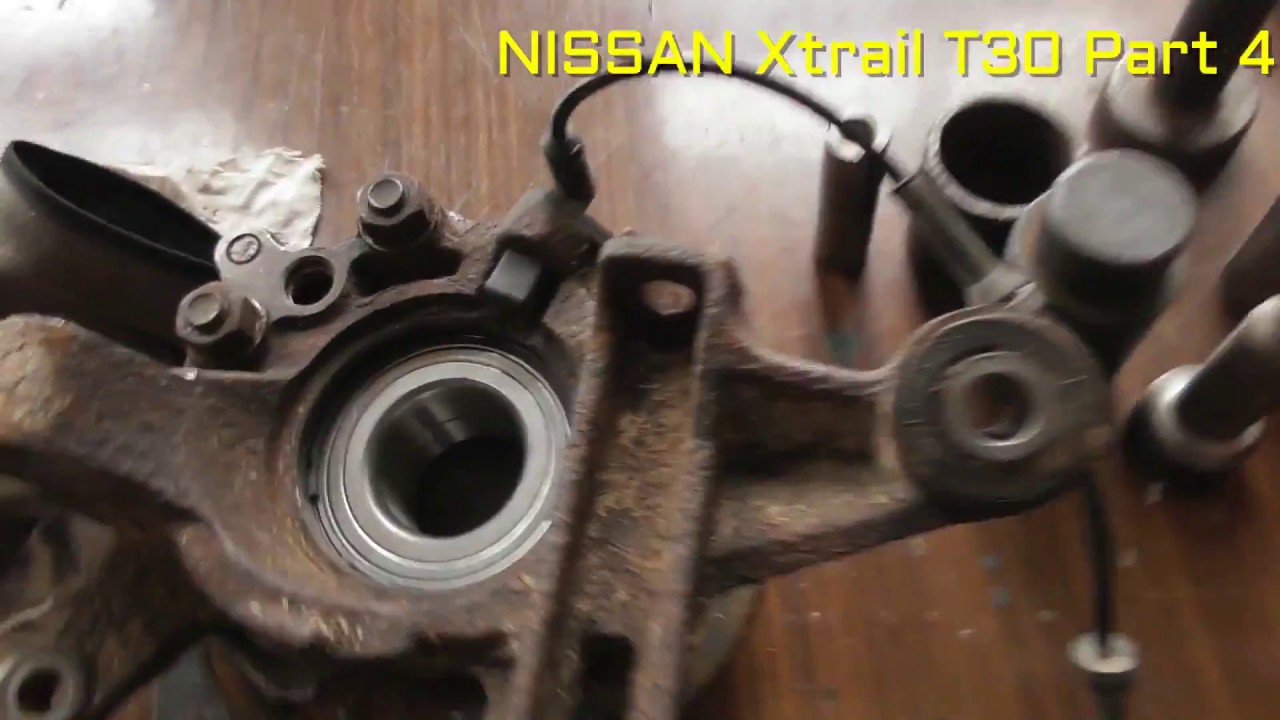 Nissan x trail rear wheel bearing replacement PART 4 YouTube