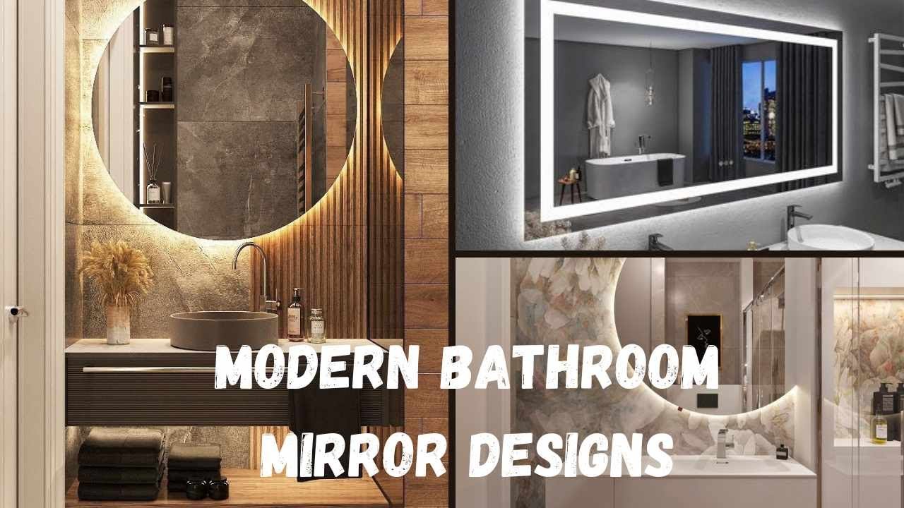 Best Luxurious Bathroom Mirror designs in different styles YouTube