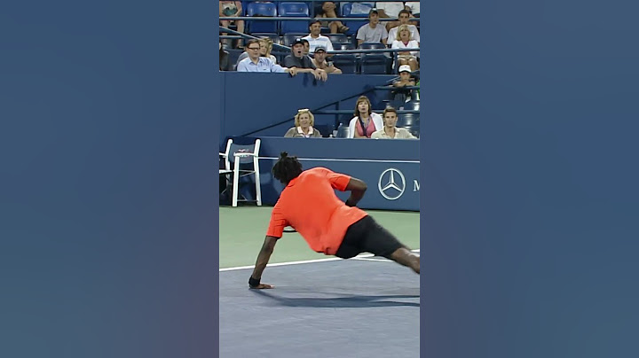 Monfils has SMOOTH moves! 😎