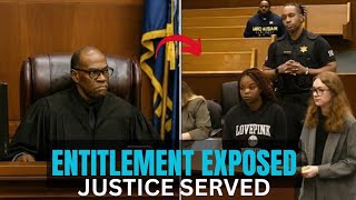 Judge DESTROYS Entitled Defendant After She Talks Back in Court (INSTANT Reality Check!)
