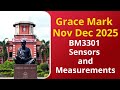 Anna University Grace Mark Nov Dec 2025 BM3301 Sensors and Measurements