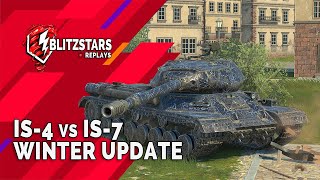 🇹🇷 IS‑4 vs IS‑7 – Kış Güncellemesi Karşılaştırması | World of Tanks Blitz screenshot 4