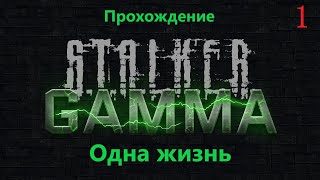 S T A L K E R Anomaly 1 5 2 GAMMA ЧЕСТНОЕ прохождение ГАЙД и ОДНА ЖИЗНЬ! №1