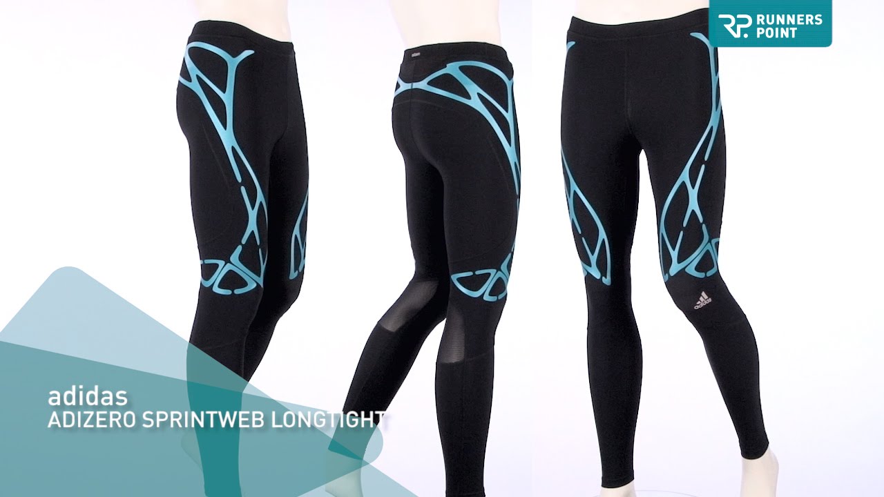 adidas ADIZERO SPRINTWEB LONG TIGHT - YouTube