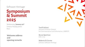 Symposium 2025 - Welcome address and opening